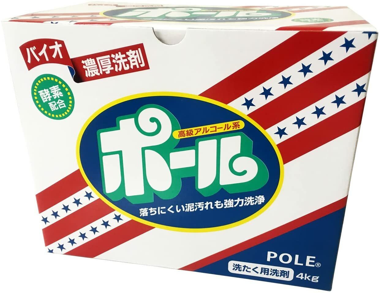 バイオ濃厚洗剤 ポール(酵素配合) 4kg 2箱セット