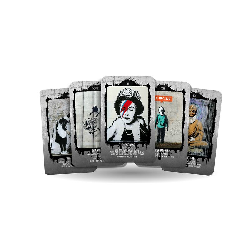 イビサ タロット バンクシー タロット - 大アルカナカード 占いオラクルカード 初心者向けデッキ 本格タロット体験 - 22枚セッ