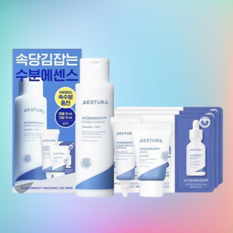 アトバリア365ハイドロエッセンス 200ml＋クリーム10ml＋セラヒアルアンプル10ml うるおい集中保湿セット 敏感肌用