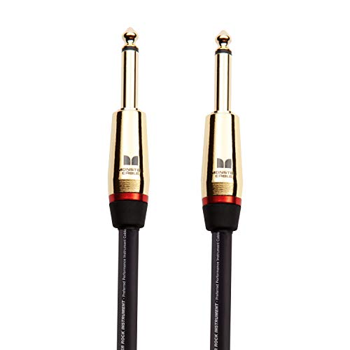 MONSTER CABLE (モンスターケーブル) 楽器用ケーブル ギターケーブル 長さ 6ft 直X直プラグ M ROCK2-6 600626 【国内正規品】