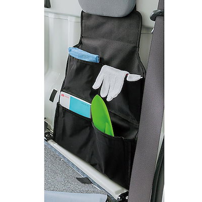 他サイト： BONFORM(ボンフォーム) 軽トラ用シートバックポケット 【 カーアクセサリー 車載グッズ 内装用品 収納 カー用品 シートポケット 】の商品画像
