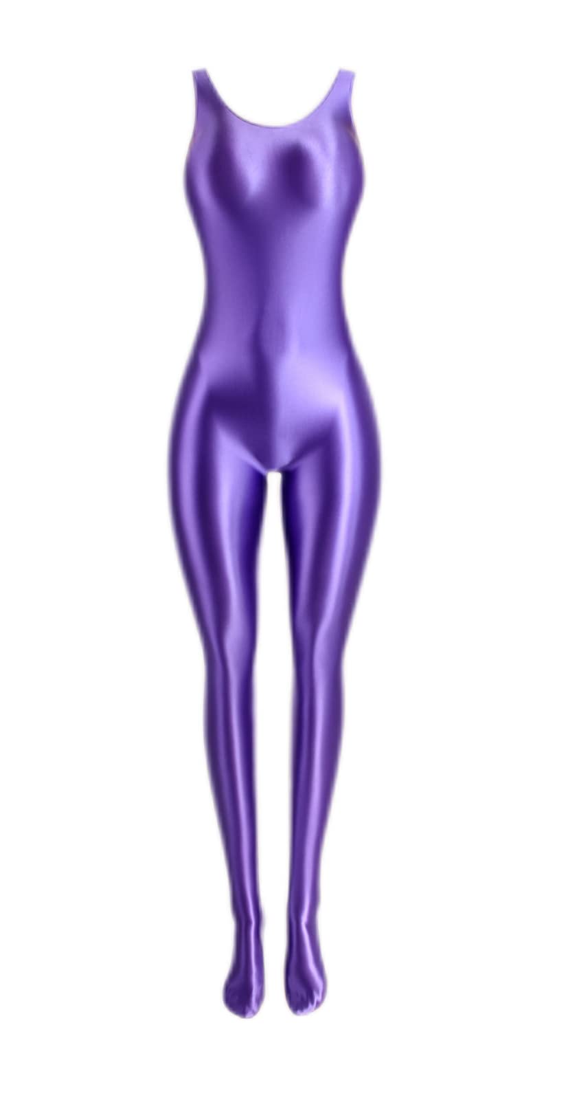 MJINM 全身ユニタード つま先覆うストッキング レーディスノースリーブレオタード.伸縮性 極薄素材.激密着.目立つレースクイーン キャンペーンガール パーティー 大胆コスプレ/超誘惑セクシー/ハロ