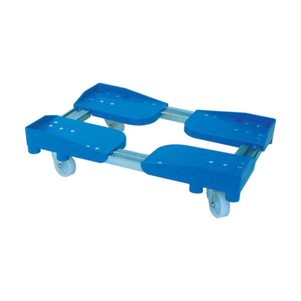 ルート工業コンテナ台車 ルートボーイ302PP型（樹脂仕様） 最大630x630 302PP-08 1台 組立式