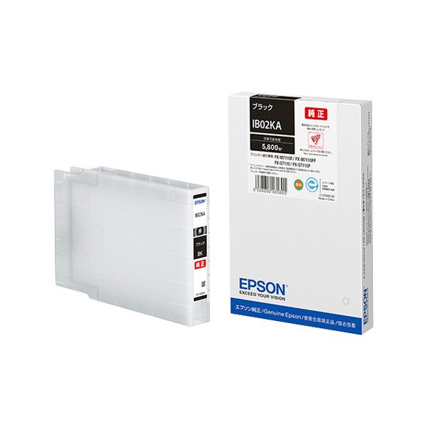 (純正品) EPSON IB02KA インクカートリッジ ブラック