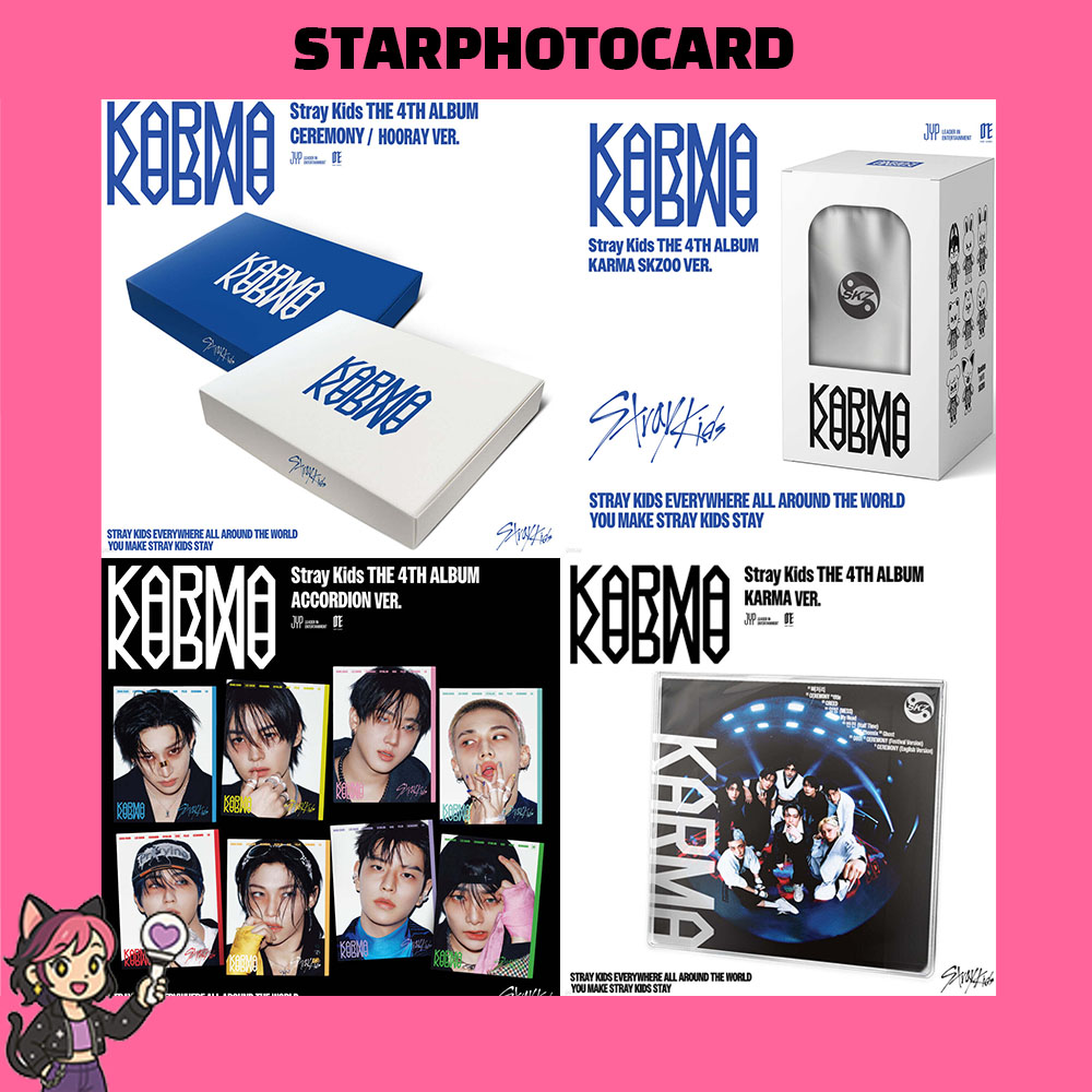 Straykids karma accordion 新品未開封コンプ×2計16枚 Stray Kids karma accordion コンプ 未開封 - メルカリ