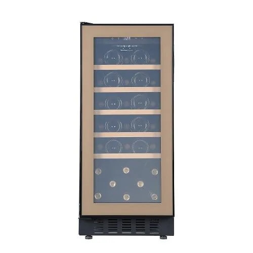 フォルスタージャパン FJP-88GSGL(BN) ワインセラー 33本収納 左開き 1温度タイプ スライドラック 冷気強制循環式 ブラウン