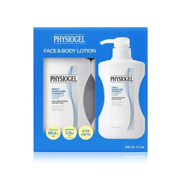 フィジオゲル コストコ フィジオゲル フェイス＆ボディローション 400ml 2個 (贈呈品なくなり次第贈呈終了)