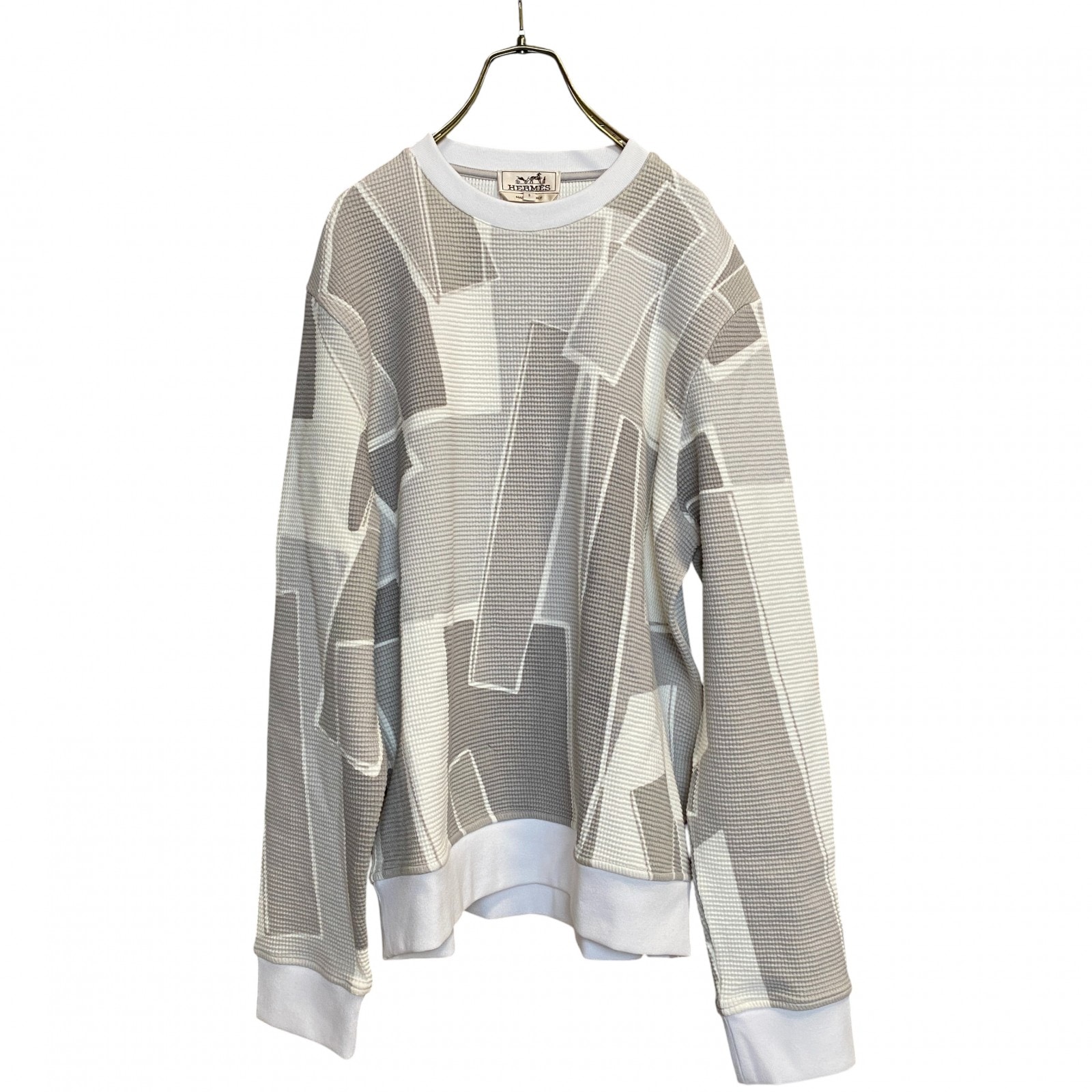 新品 タグ付き エルメス HERMES メンズ Hシネティック スウェット トレーナー S