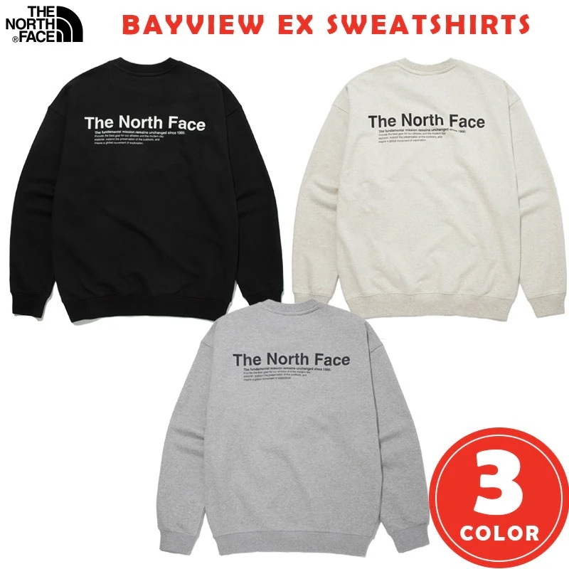 韓国正規品保証 関税負担なし NM5MM56J BAYVIEW EX SWEATSHIRTSデイリー 基本 着装 男子 女子 人気 韓国 ファッション 男女共用 アウトドア