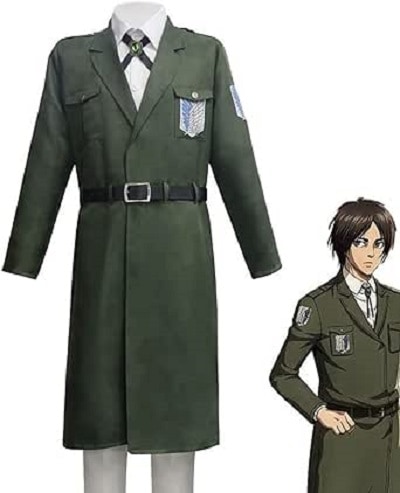 進撃の巨人 調査兵団 兵士長 リヴァイ マーレ軍 コスプレ衣装 調査兵団 自由の翼 兵士長 プリントコート 長袖 パーカー 制服 大人 コスチューム 仮装