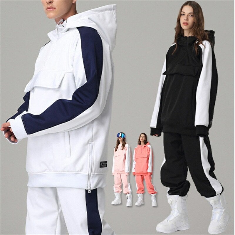 スノーボード ウェア 上下セット スキーウェア 型落ち スノボウェア スノボ スキー メンズ レディース 男女兼用 セットアップ寒 プルオーバーパーカー パンツ トップス ボトムス 海外通販