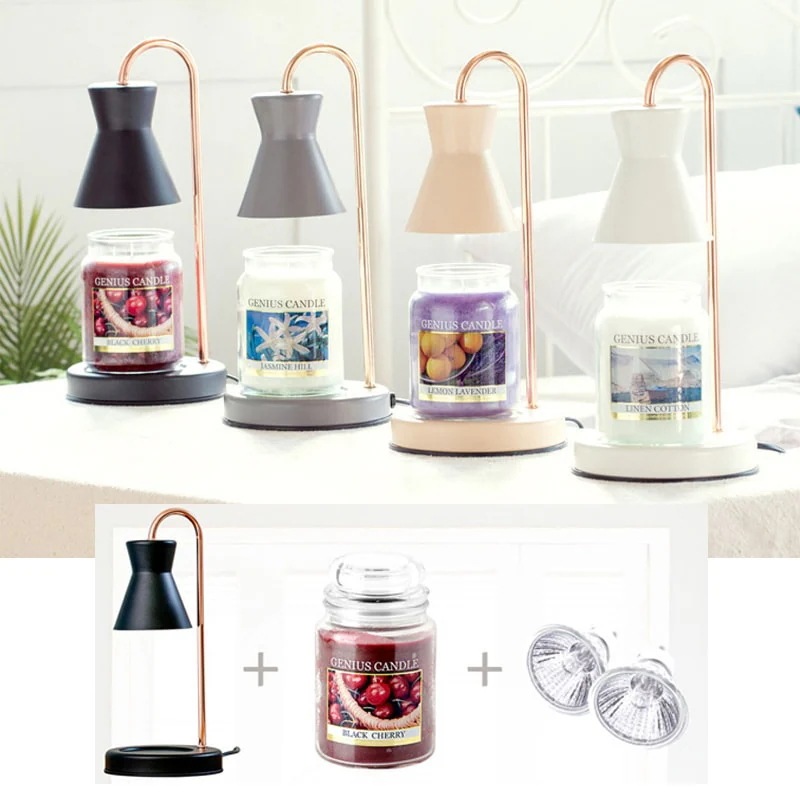 【急速出荷!】キャンドル ウォーマー ランプ 2電球贈呈 ソイキャンドル大壺キャンドル付き