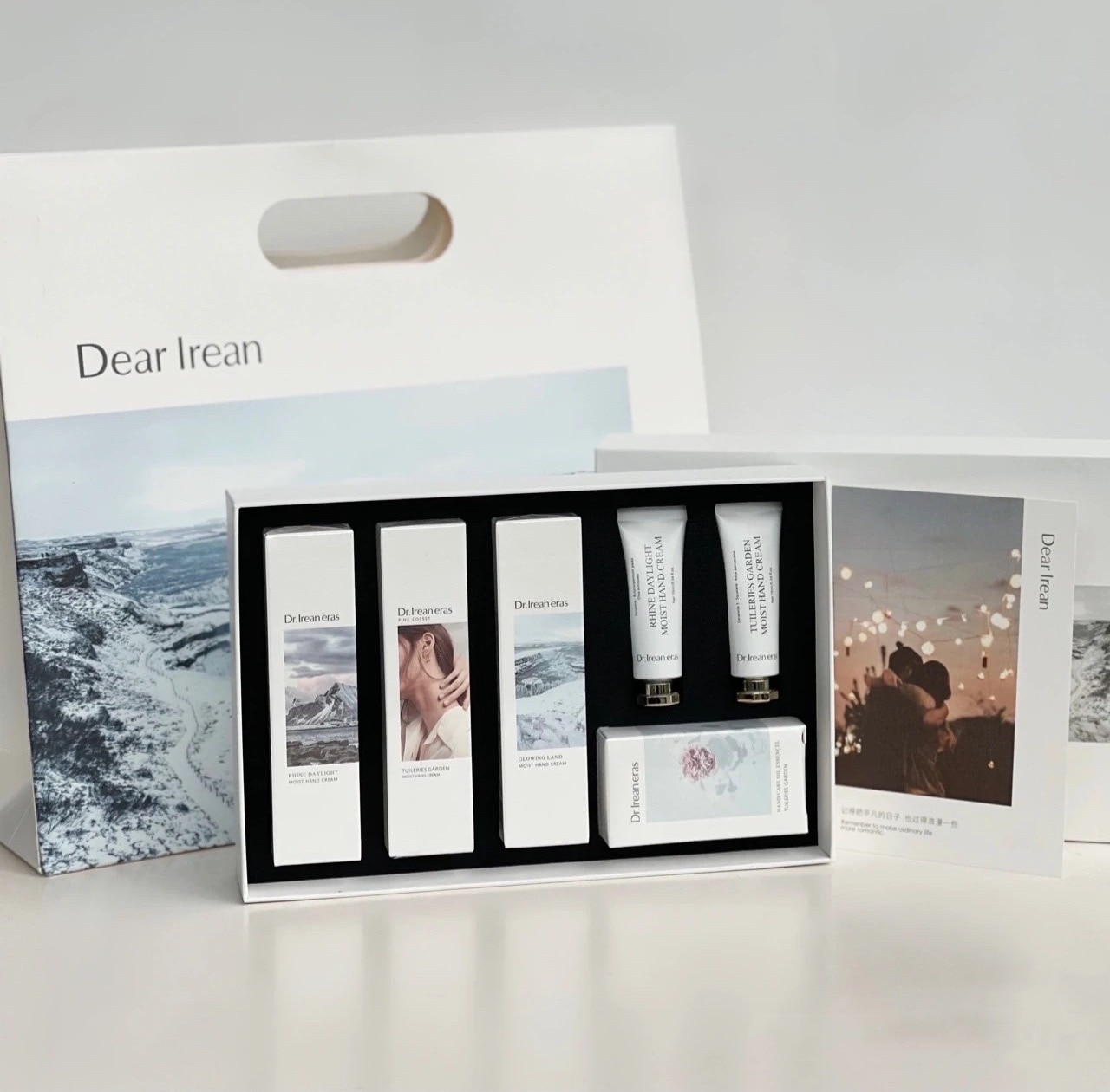 ［数量限定］Qoo10限定クリスマスセット【ハンドクリームギフト】保湿クリーム 母の日 誕生日 フローラル 手提げ袋付