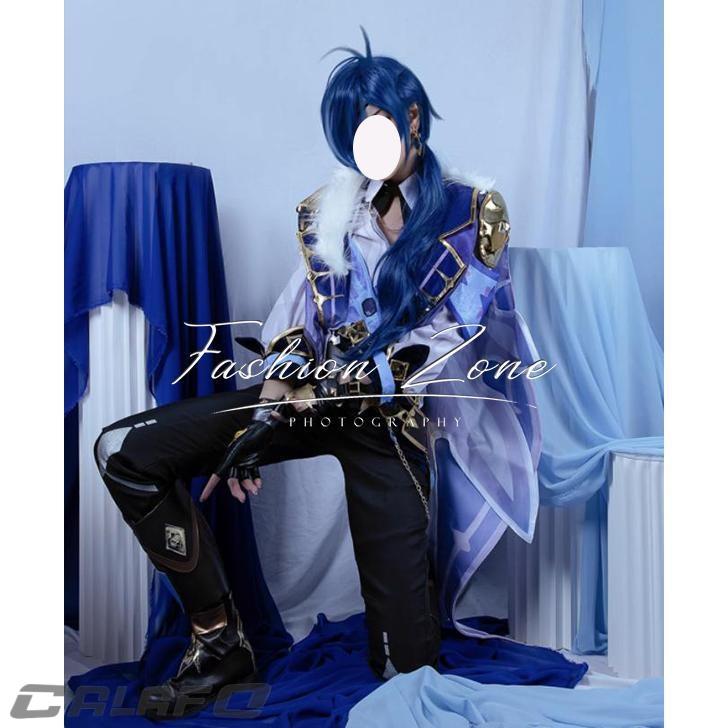 原神 げんしん genshin 風 ガイア・アルベリヒ/Kaeya Alberich 騎兵隊長 コスプレ衣装 ウィッグ 靴 cosplay コスチューム パーティーグッズ ハロウィン仮装