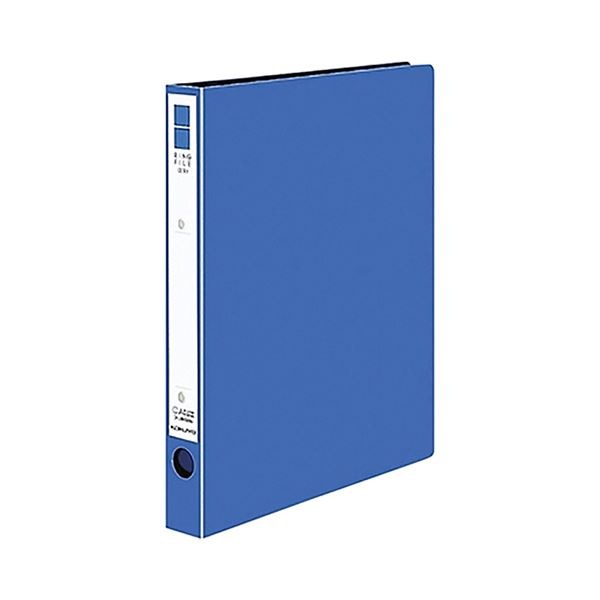 (まとめ) コクヨ リングファイル(ER・PP表紙)A4タテ 2穴 220枚収容 背幅39mm 青 フ-UR430NB 1冊 (×30セット)