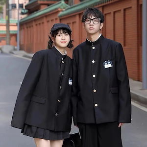 学生服 学ラン 約165A 男子 上着 変形学生服 Van Jet 詰襟