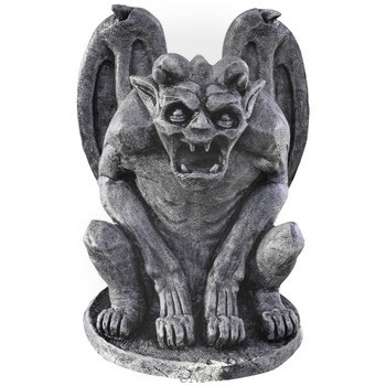 56cmガーゴイル(ラテックス) 【 石 オブジェ 置物 ガーゴイル ハロウィン 雑貨 怖い ホラー 演出用品 置き物 石像 】