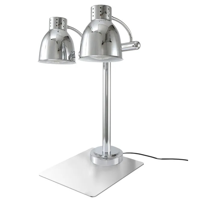 ヒートランプスタンド 2灯 MST048M-2 クローム