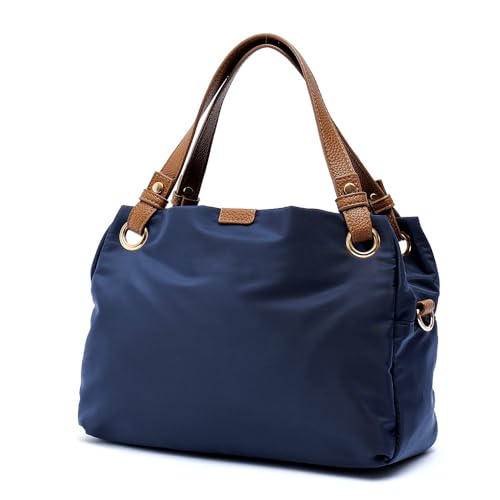 [リネーム] ナイロン 2way トートバッグ (ネイビー)