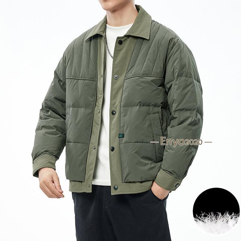 ダウンジャケット メンズ 軽量 防寒着 メンズ ダウン アウター メンズ コート メンズ アウター 冬 おしゃれ キルティング