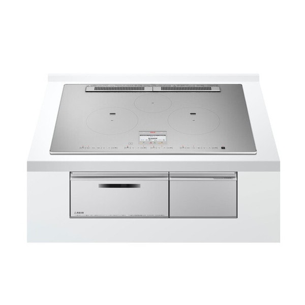 HT-N100STWF S プレミアムシルバー 火加減マイスター N100Tシリーズ [ビルトインIHクッキングヒーター(75cm幅IH3口単相200V)]