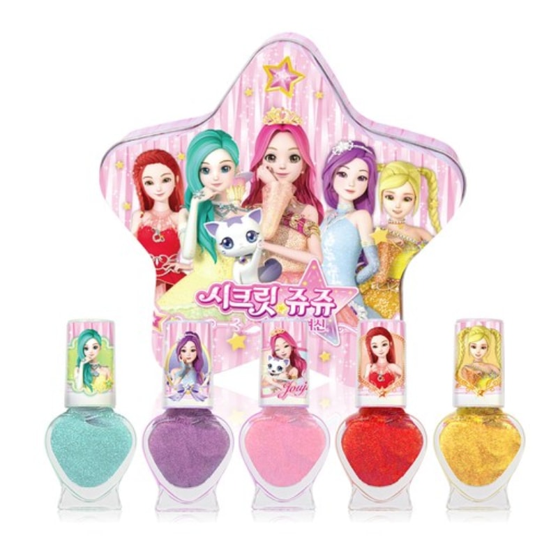 BTSジョングクTWICEPICK！シークレットジュジュ 星の女神 ティーンケース ネイル 5種セット シンディミントステラパープルジュジュピンクスピカレッドジェニーゴールド * 1セット