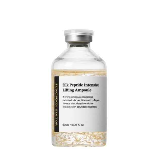 【リフトアップ】【高濃度ペプチド】溶ける糸美容液 シルクペプチド アンプル 60ml×2本セットたるみ・シワ対策 集中ケア