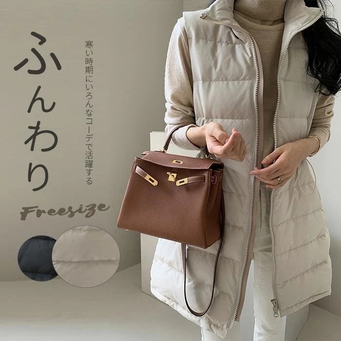 大きいサイズ きれいめ おしゃれ レイヤード ノースリーブ トップス 秋冬 羽織もの ロングベスト ジャケット コート ロング 中綿コート 冬 アウター 中綿 ベスト ベスト レディース 中綿ベスト