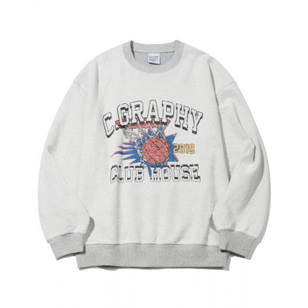 CODEGY ダンクリバースカラースウェットシャツ_グレー