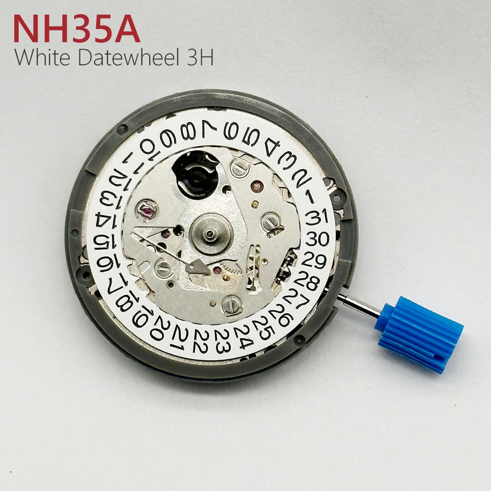 日本正規品 NH35 自動巻き機械式ムーブメント 高精度24石 NH35A 日付3時位置 Modウォッチ交換用 ホワイト文字盤対応 9,225円