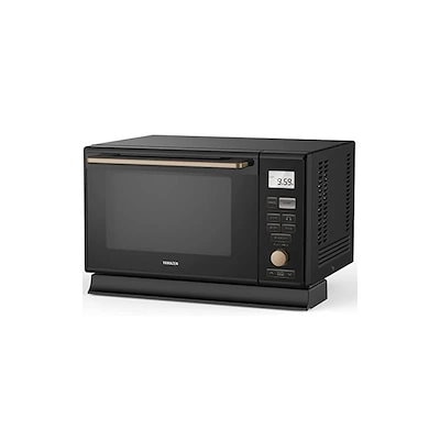 他サイト： [山善] スチームオーブンレンジ 25L 一人暮らし 二人暮らし フラットタイプ 自動メニュー19種搭載 角皿付き ブラック MRK-F250Tの商品画像