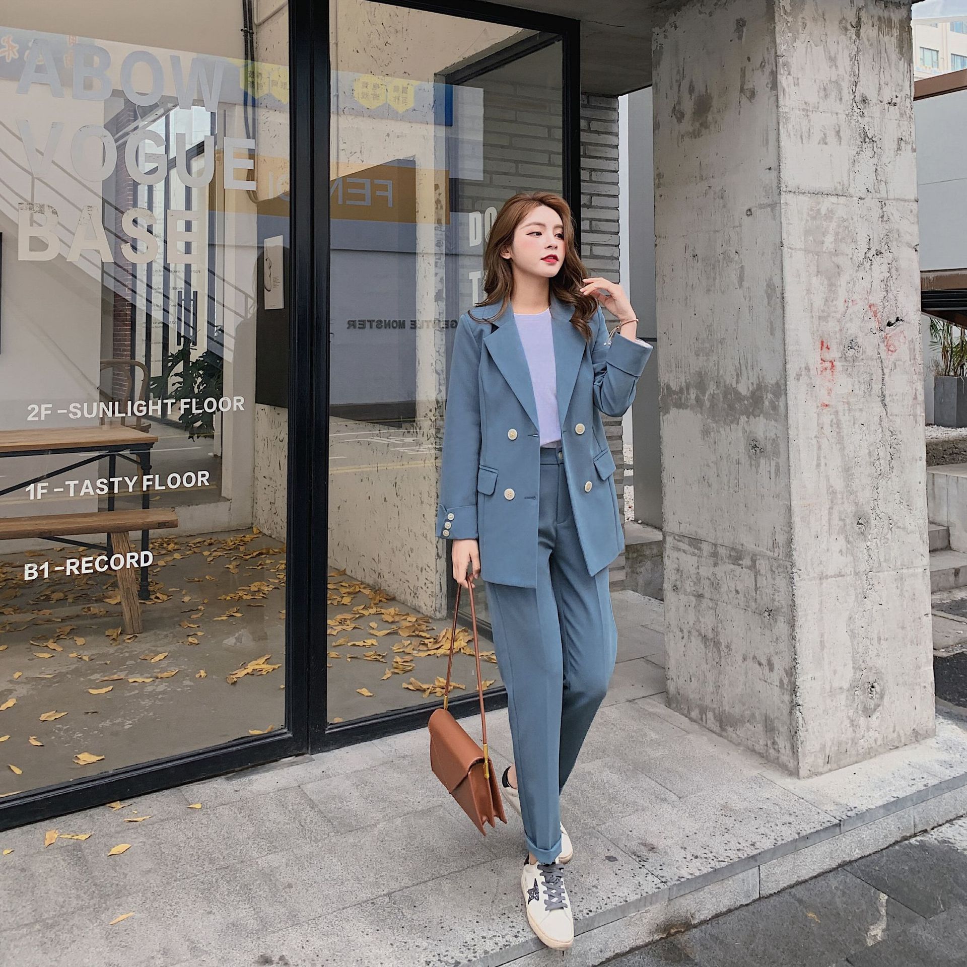 テーパードパンツ メガ割 秋アウター 制服 スーツ 安い スーツジャケット スーツ / ビジネススーツ レディース 洗える パンツスーツ ストレッチ 入園式 韓国ファッション