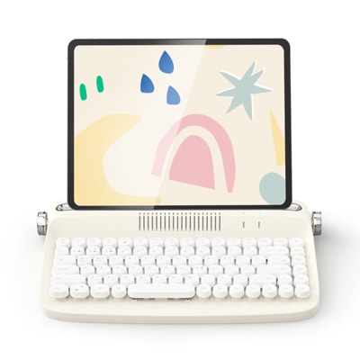 レトロ iPad キーボード Bluetooth マルチペアリング ハングル&英語 B303 【日本語説明書付き】 日本語入力可能 5,134円