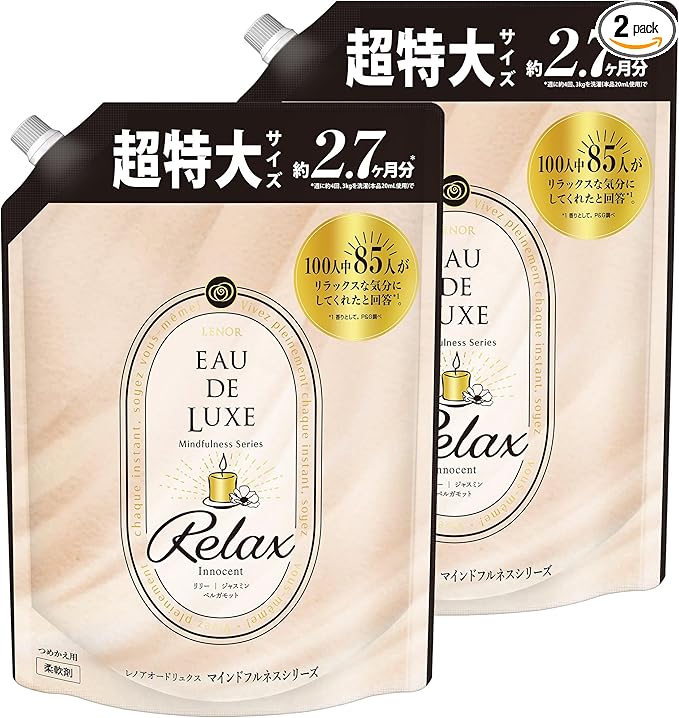 [まとめ買い] レノアオードリュクス プレミアム柔軟剤 マインドフルネス
