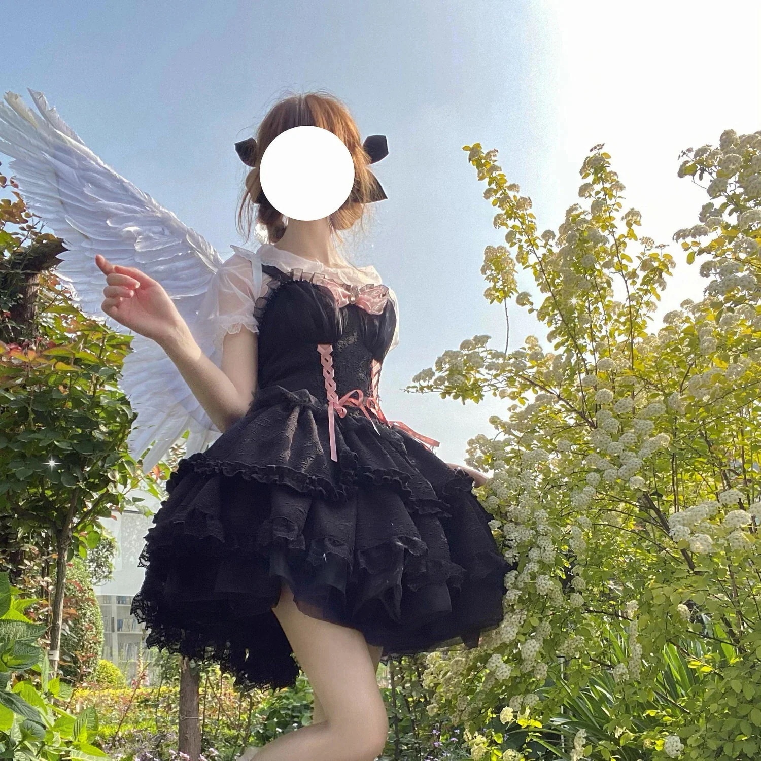 ロリータ コスプレ 2024新作 夏 ロリータ ワンピース Lolita 洋服 jsk 可愛らしい サンタコスプレ30%までに制限