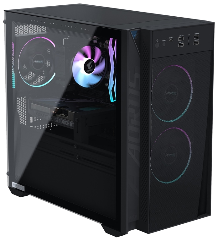 GIGABYTEギガバイト ゲーミング デスクトップパソコン(AMD Ryzen 5 9500F/メモリ 32GB/SSD 1TB/NVIDIA GeForce RTX 5060 Ti) AP3A