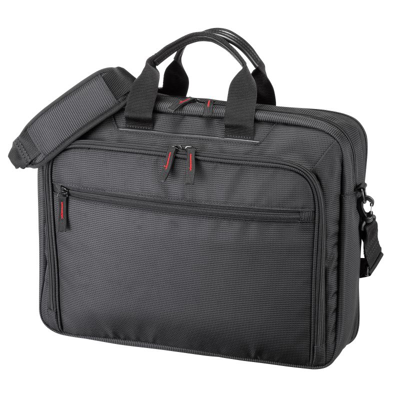 BAG-W4BK (ブラック) マチ拡張PCバッグ (15.6インチワイド)
