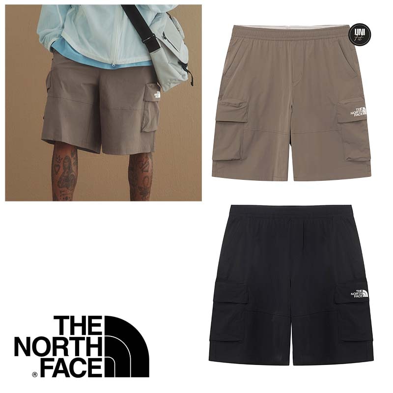 NS6NR05 ICE RUN CARGO SHORTS パンツ ズボン ショート 短パン ミニ 膝上 ナイロン ユニセックス 夏用 男女兼用 薄手 韓国 レディース メンズ 人気 かわいい おしゃれ