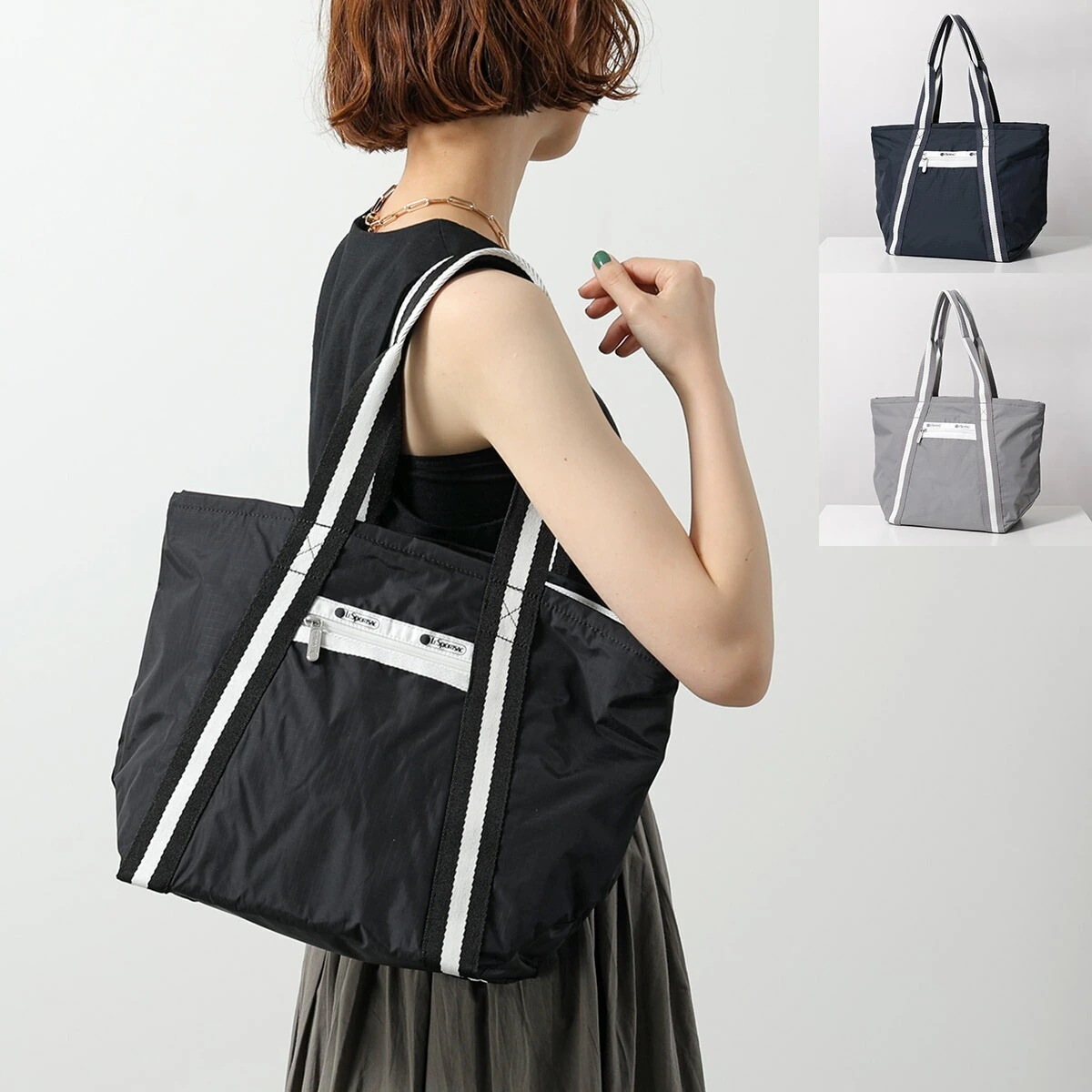 LeSportsac レスポートサック トートバッグ SM E/W EVERYDAY TOTE 1497 レディース ナイロン ハンドバッグ 軽量 ロゴ 鞄 カラー3色 【mega】