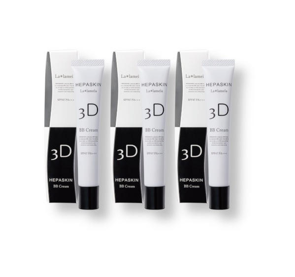 【セット販売 3本セット】MEGMALE メグマーレ ヘパスキン 3D Lalamela 薬用BBクリーム 25g SPF47 PA+++ 医薬部外品 [4589801825129　x3]