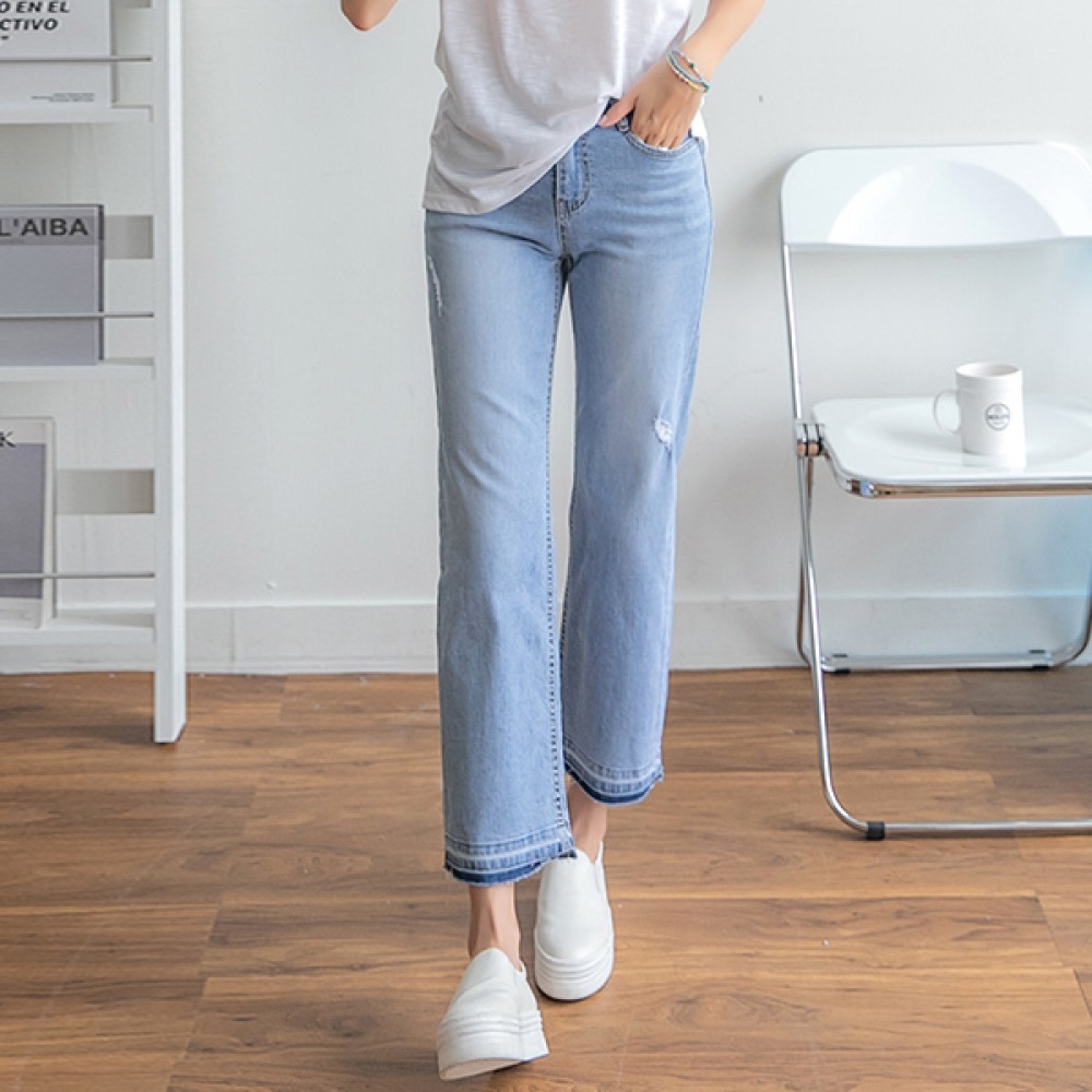 (ナーク21) (Sから3XL) 8パーツバンディングデニムパンツ DM22-P-100 6,638円