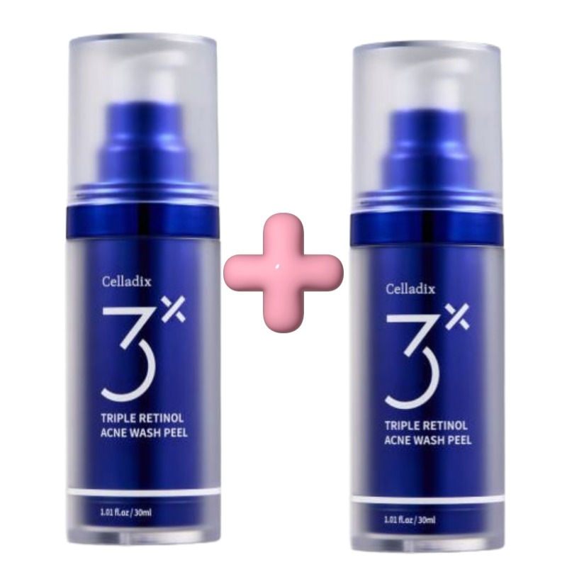 【EGA.channel紹介/SNS話題】毛穴×角質×ニキビ跡集中ケア トリプルレチノールウォッシュピール30ml／敏感肌OK／韓国ピーリングジェル Qoo10限定！