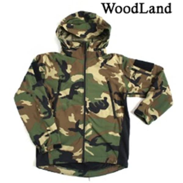 アメリカ軍 SAP ジャケット Sサイズ ウッドランド 裏起毛 防風 防寒 ソフトシェル ジャケット レプリカ 米軍 ミリタリーウェア