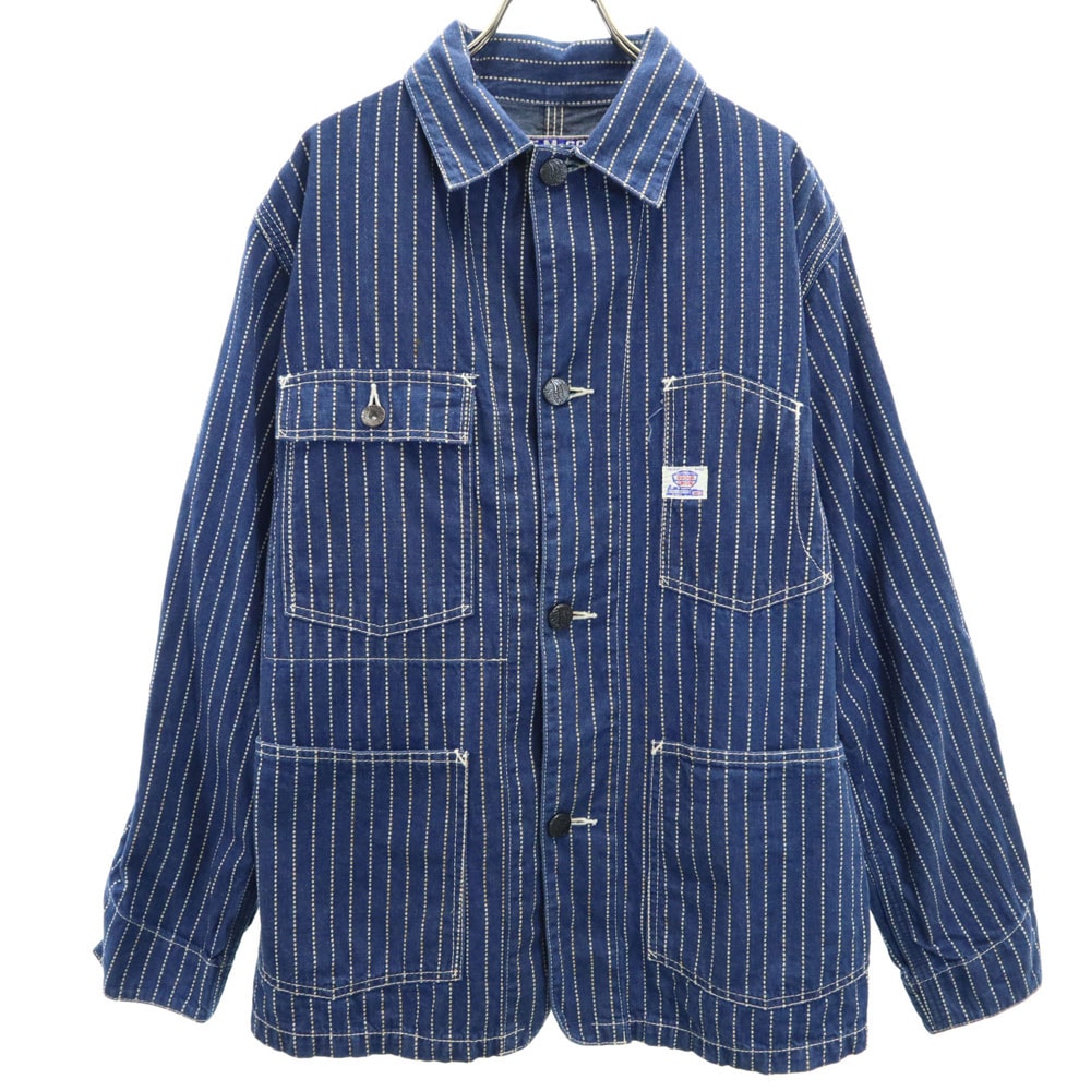 ジョーマッコイ カバーオール M ブルー JOE McCOY メンズ