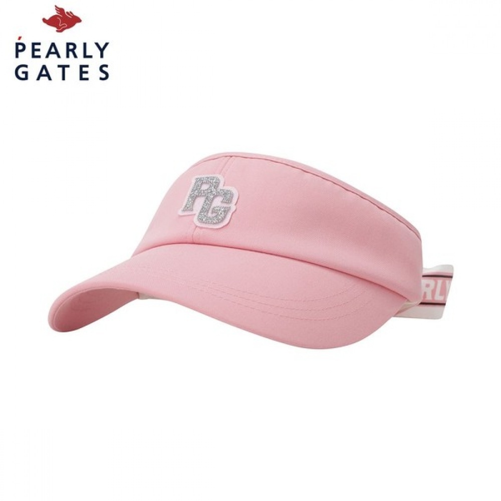 (Paris Gates) レディースビーズロゴストラップサンバイザー