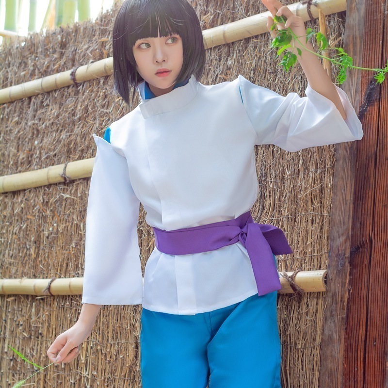 ちひろコスプレ服おぎじょう白竜琥珀川フルセットcos服小千ステージ服
