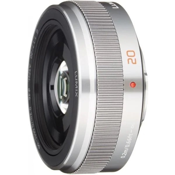 【中古】パナソニック Panasonic 単焦点レンズ マイクロフォーサーズ用 ルミックス G 20mm/F1.7 II ASPH. シルバー H-H020A-S