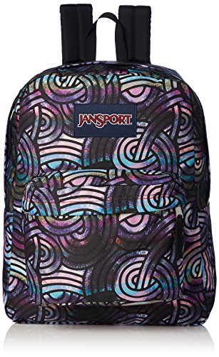 JanSport Superbreak Backpack- Discontinued Colors (Multi Super Swirls) 並行輸入品