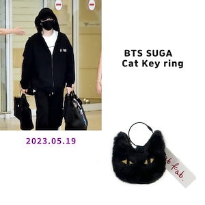 [BTS SUGA 着用] Cat Key ring(small ver)