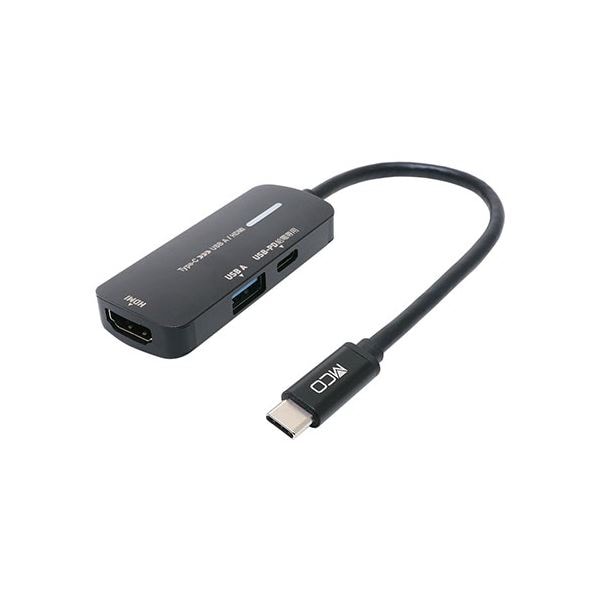 MCO PD対応 USB C to A and HDMI変換アダプタ USA-PHA1